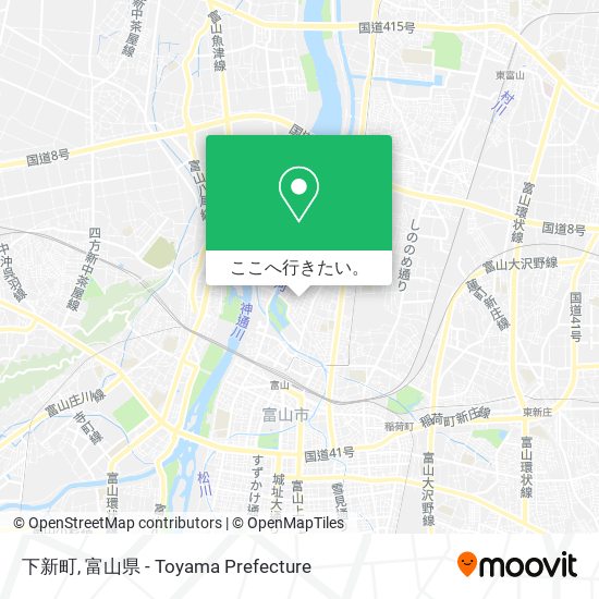 下新町地図