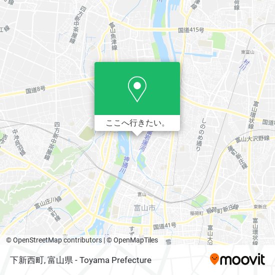 下新西町地図