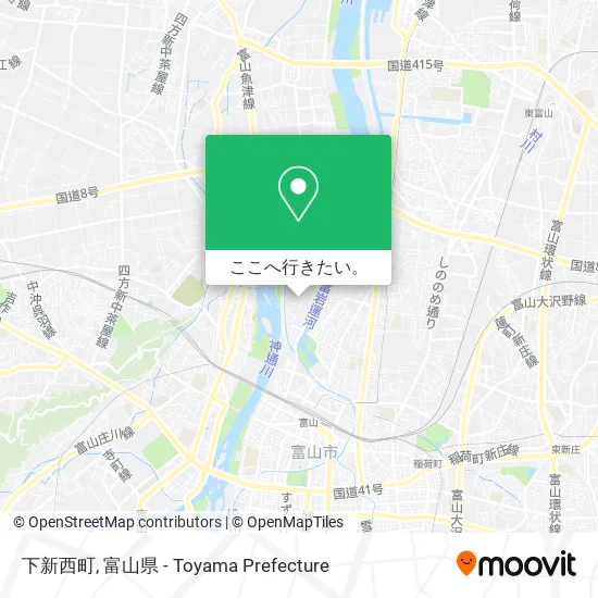 下新西町地図
