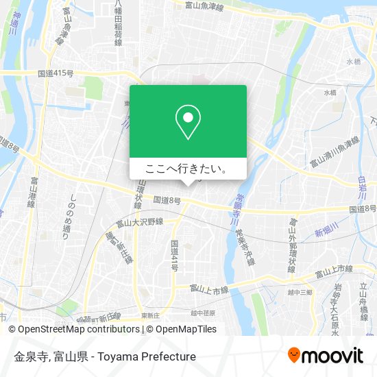 金泉寺地図