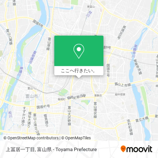 上冨居一丁目地図