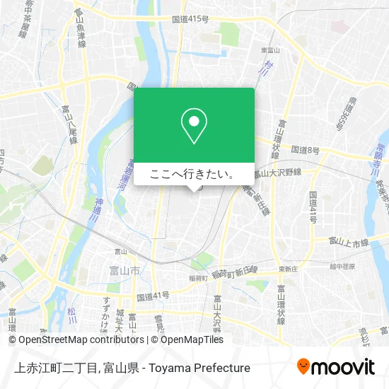 上赤江町二丁目地図