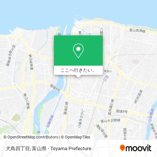 犬島四丁目地図