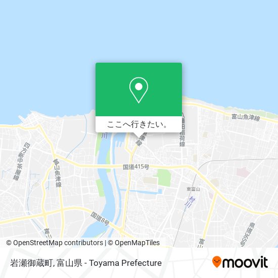 岩瀬御蔵町地図