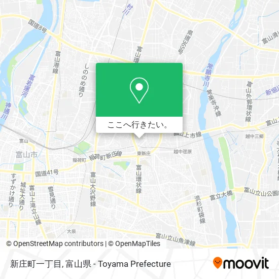 新庄町一丁目地図