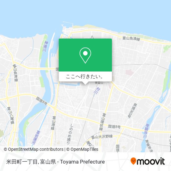 米田町一丁目地図