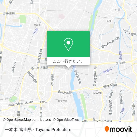 一本木地図