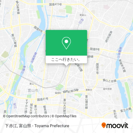 下赤江地図
