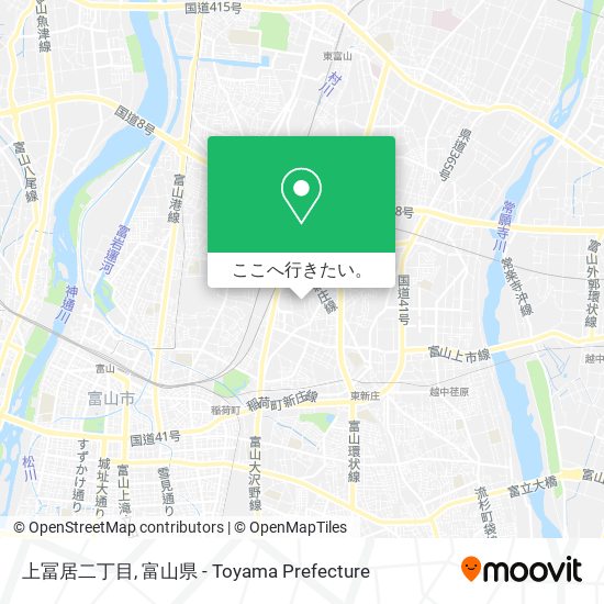 上冨居二丁目地図