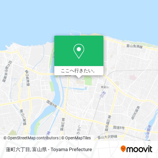 蓮町六丁目地図