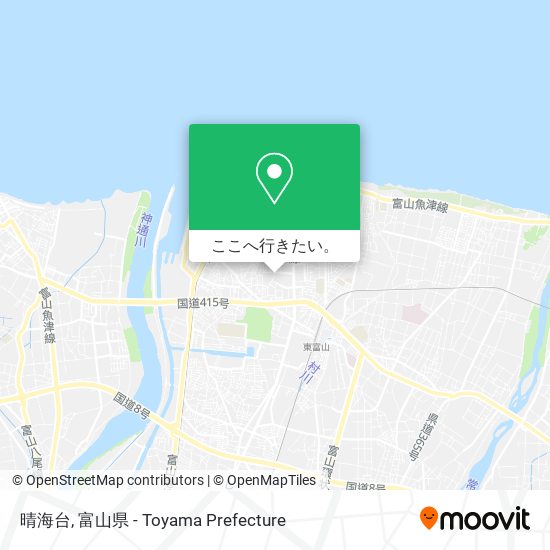 晴海台地図