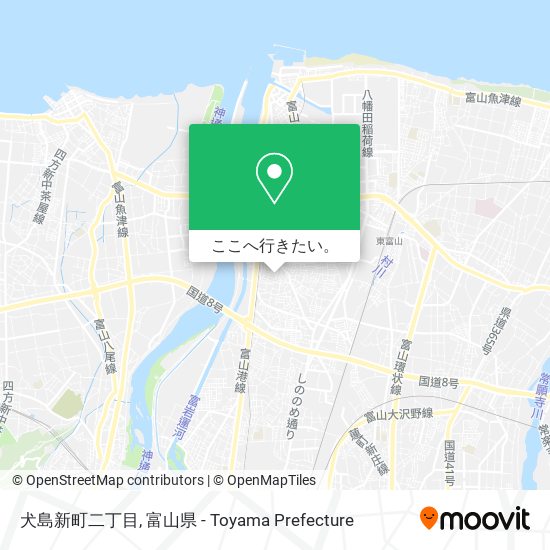 犬島新町二丁目地図