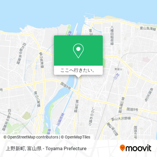 上野新町地図
