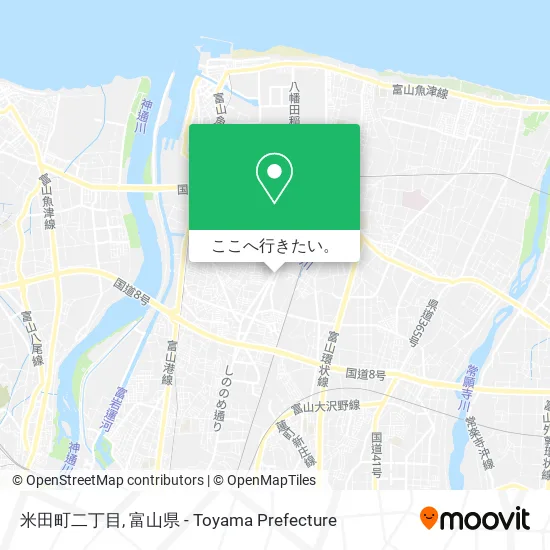 米田町二丁目地図