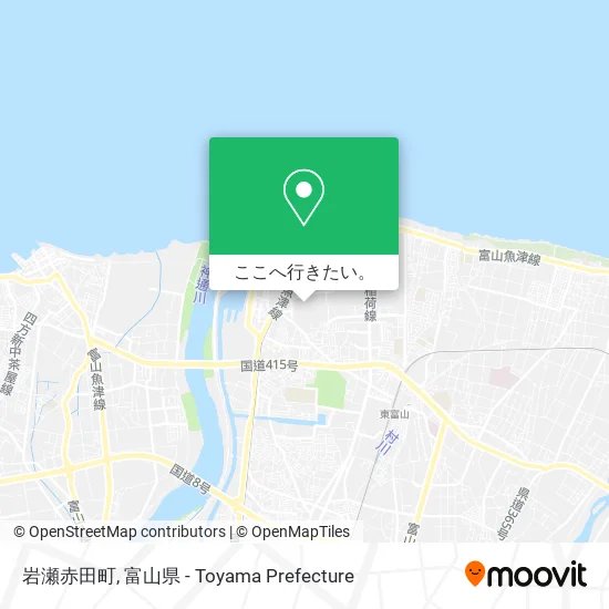 岩瀬赤田町地図