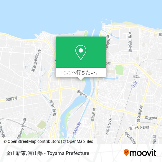 金山新東地図