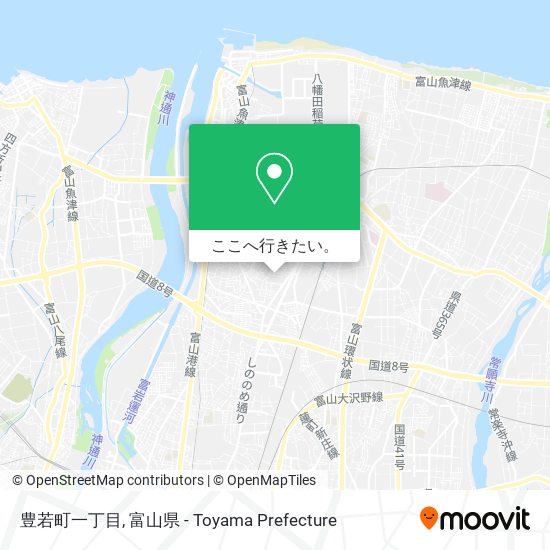 豊若町一丁目地図