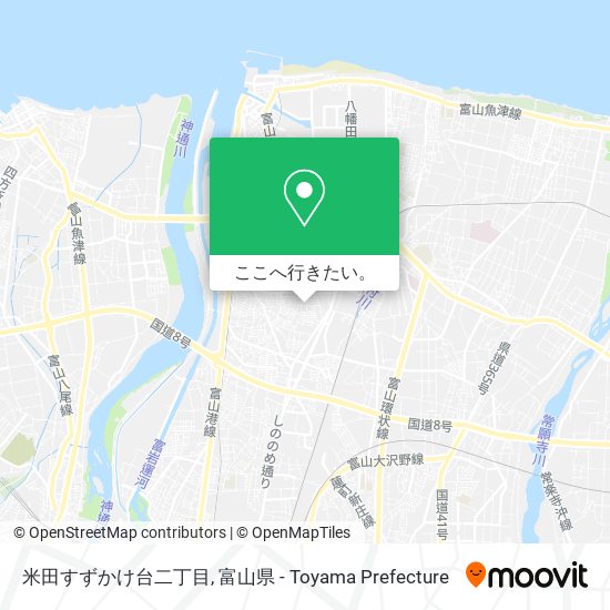 米田すずかけ台二丁目地図