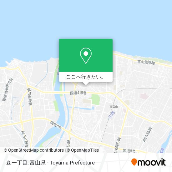 森一丁目地図
