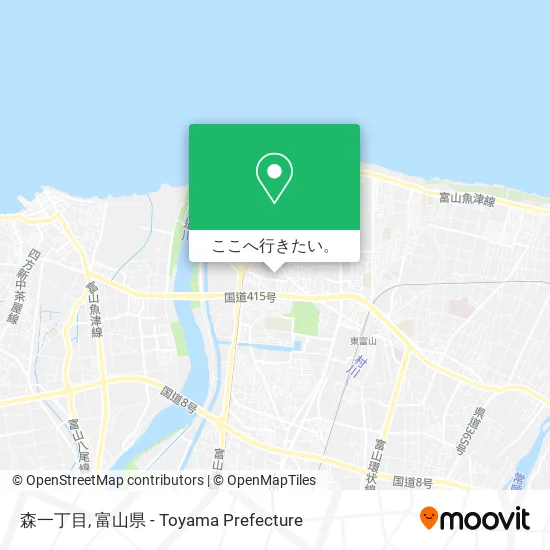 森一丁目地図