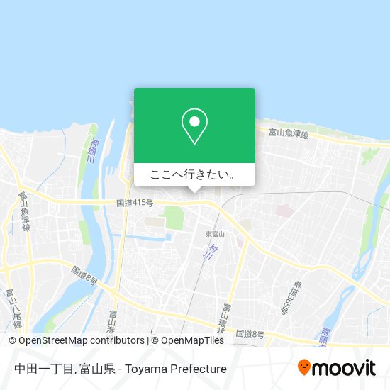 中田一丁目地図