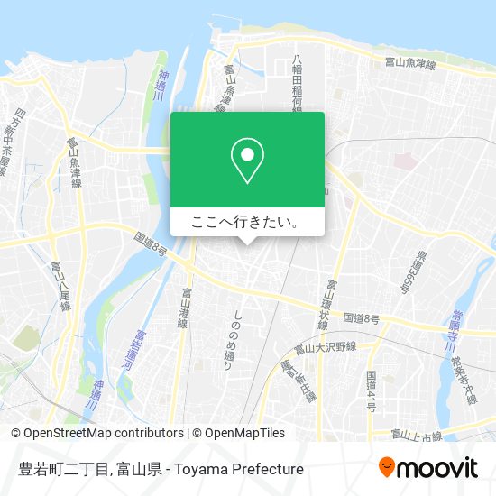 豊若町二丁目地図