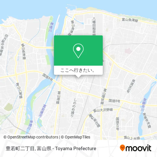 豊若町二丁目地図