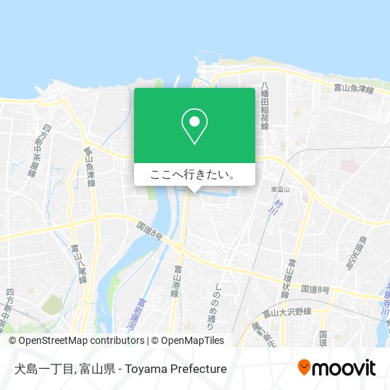 犬島一丁目地図
