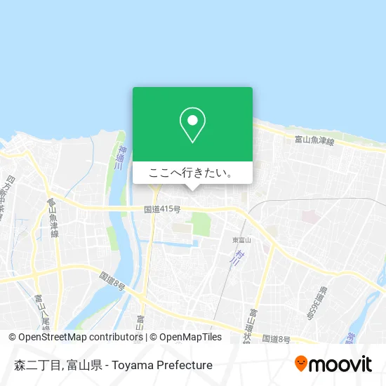 森二丁目地図
