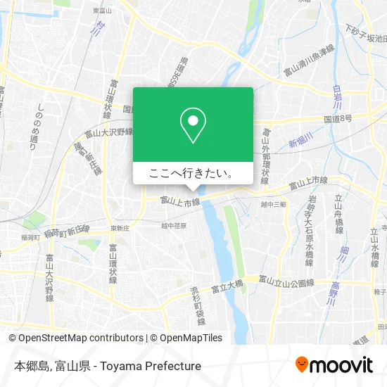 本郷島地図