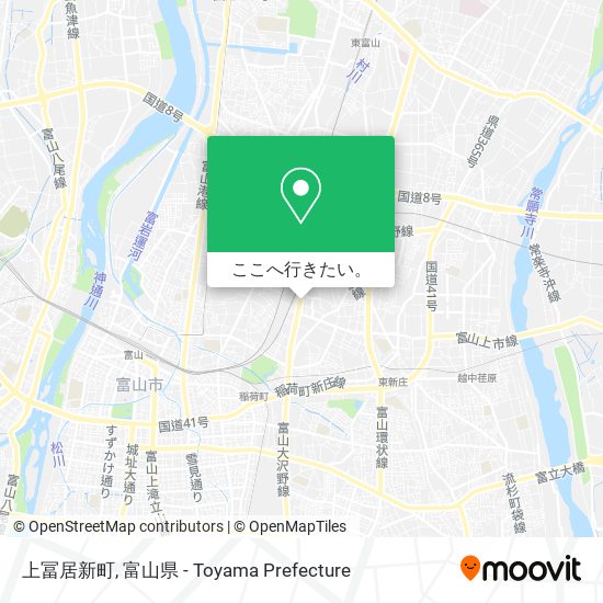 上冨居新町地図