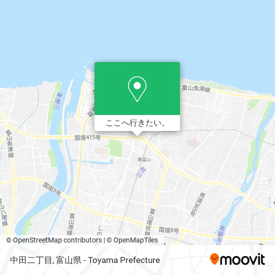 中田二丁目地図