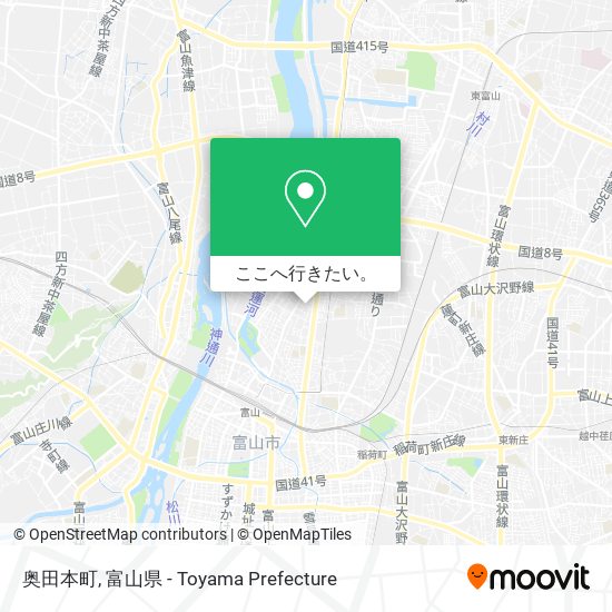 奥田本町地図
