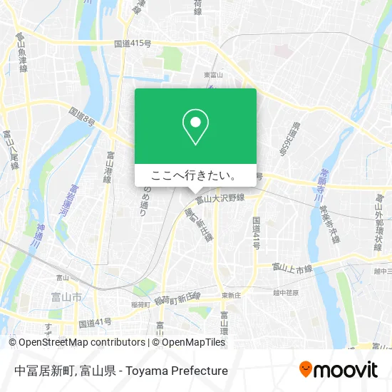 中冨居新町地図