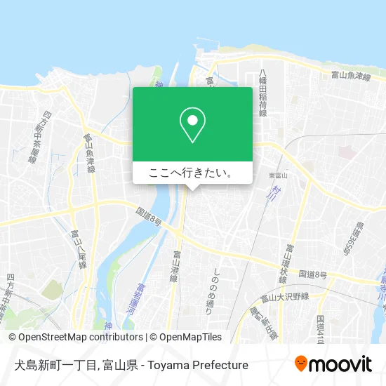 犬島新町一丁目地図