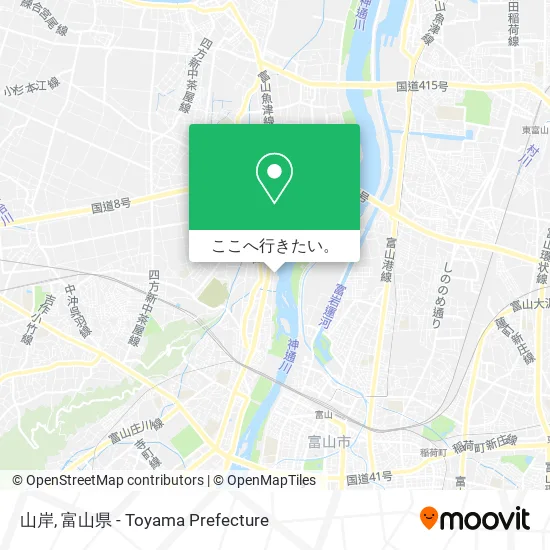 山岸地図
