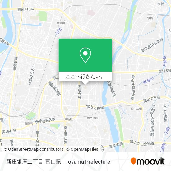 新庄銀座二丁目地図