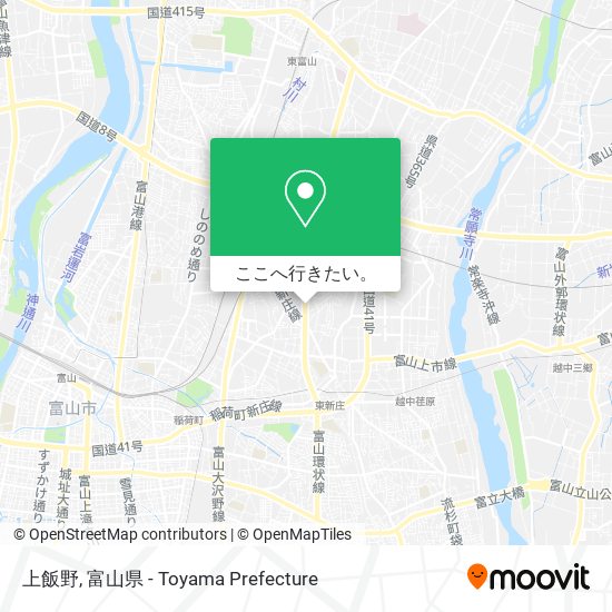 上飯野地図