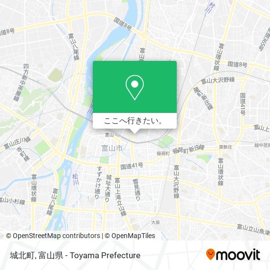 城北町地図