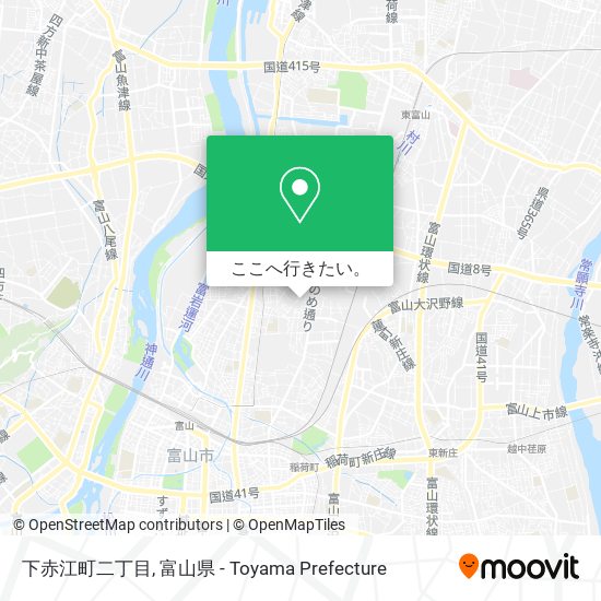 下赤江町二丁目地図