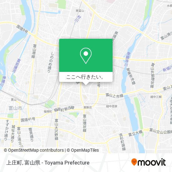 上庄町地図