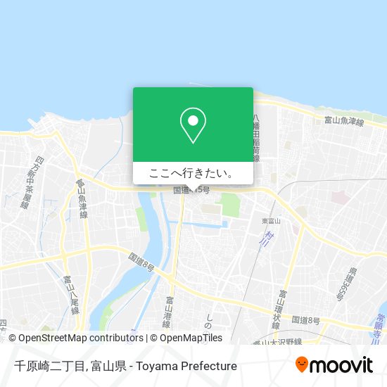 千原崎二丁目地図