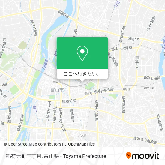 稲荷元町三丁目地図