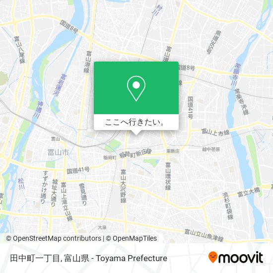 田中町一丁目地図