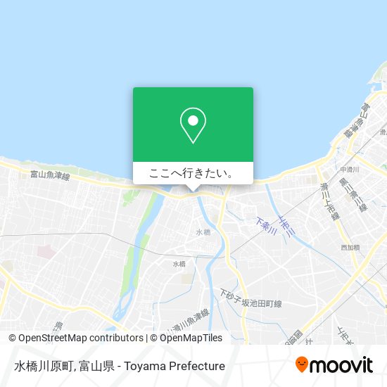 水橋川原町地図