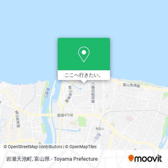 岩瀬天池町地図