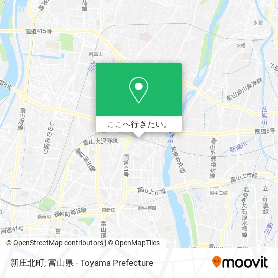 新庄北町地図