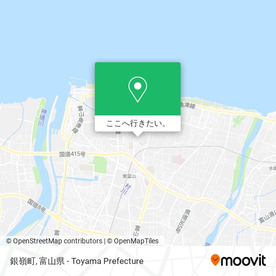 銀嶺町地図