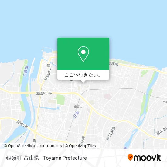 銀嶺町地図