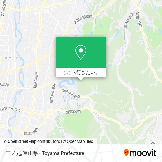 三ノ丸地図